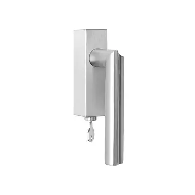 Draaikiep raamkruk Mat RVS David Rockwell Eclipse DR102-DKLOCK Links Afsluitbaar