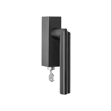 Draaikiep raamkruk Mat Zwart PVD David Rockwell Eclipse DR102-DKLOCK Links Afsluitbaar