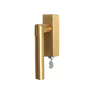 Draaikiep raamkruk Mat goud PVD David Rockwell Eclipse DR103-DKLOCK Rechts Afsluitbaar