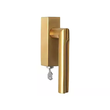 Draaikiep raamkruk Mat goud PVD David Rockwell Eclipse DR103-DKLOCK Links Afsluitbaar