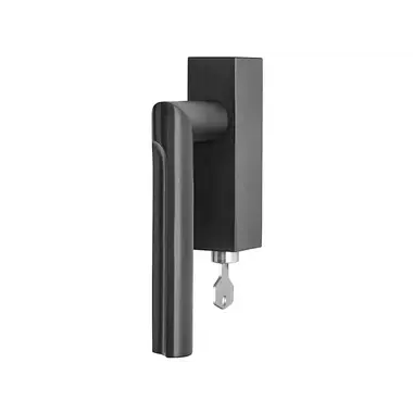 Draaikiep raamkruk Mat Zwart PVD David Rockwell Eclipse DR103-DKLOCK Rechts Afsluitbaar