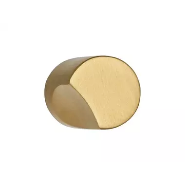 Voordeurknop Mat goud PVD David Rockwell Eclipse DR200V Vast op rozet