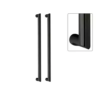 Deurgreep Mat Zwart PVD David Rockwell Eclipse DR501PA