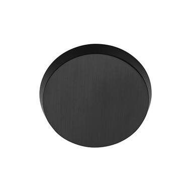 Blindrozet Mat Zwart PVD Osiris Hertman Cone OHB54