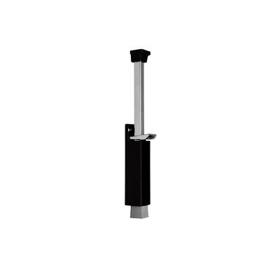 Deurvastzetter luxe uitslag 120 mm zwart