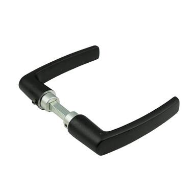 Deurkruk Zwart aluminium Ami Blokmodel type 332 Ral 9005