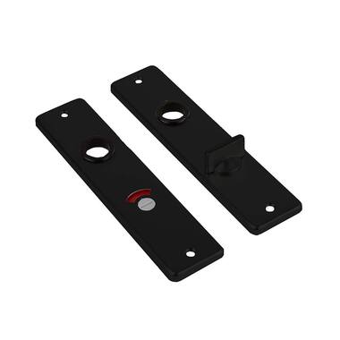 Kortschild WC Zwart aluminium geperst Ami 180/41 WC63 Ral 9005