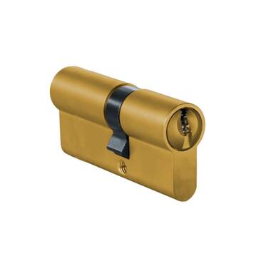 Profielcilinder dubbel Messing 30/40mm SKG2, eenzijdig 10mm verlengd
