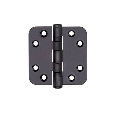 Kogellagerscharnier Gunmetal PVD Basics LBSA7676 Platkop met afgeronde hoeken