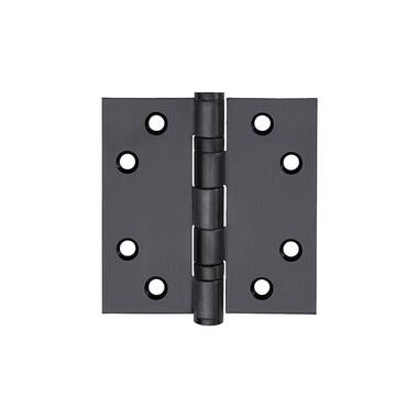 Kogellagerscharnier Gunmetal PVD Basics LBS7676 Platkop met rechte hoeken