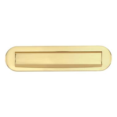 Briefplaat Ovaal Mi Satori Messing