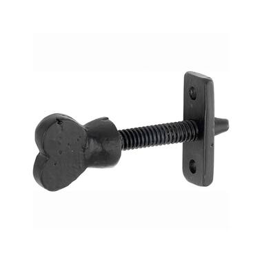 Belegschroef Zwart ijzer Hartkop 45x6mm