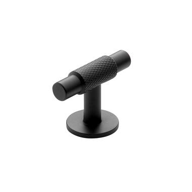 Meubelknop Manor T-knop 54mm H-39mm Zwart