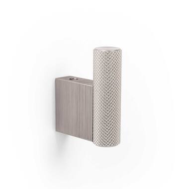 Handdoekhaak Graf rond 14mm H-50mm RVS look