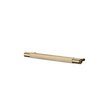 Meubelgreep Cross Messing diamond-cut 160mm h.o.h. 125mm