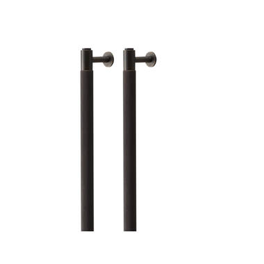 Meubelgreep Cross Brons diamond-cut 774mm h.o.h. 724mm