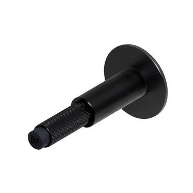 Deurstop wand Cross Zwart diamond-cut 96mm