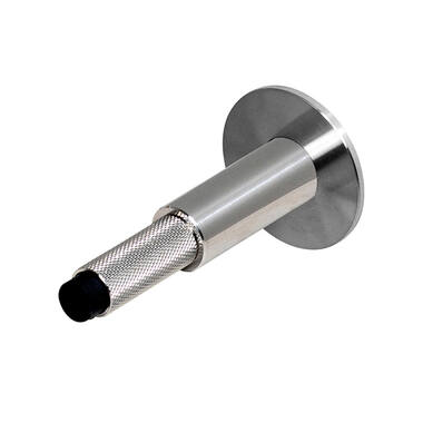 Deurstop wand Cross RVS diamond-cut 96mm