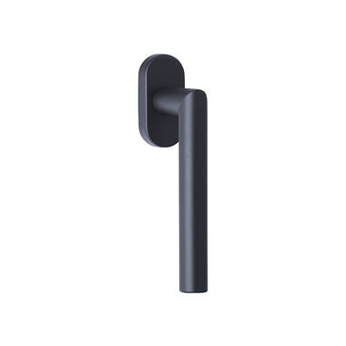 Draaikiep raamkruk Gunmetal PVD Milaan 19mm x 135mm