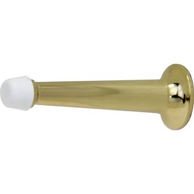 Deurstopper Messing 80mm wandbevestiging