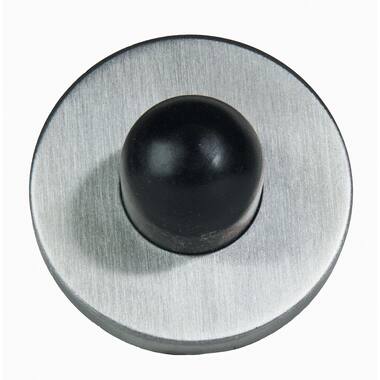 Deurstopper RVS rond 52mm wandmontage