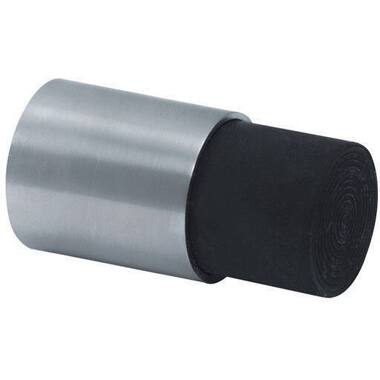 Deurstopper RVS rond 25mm wandmontage 60mm