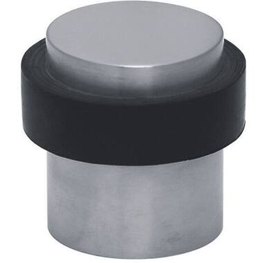 Deurstopper RVS Cilinder plat  39mm