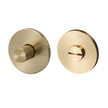 WC-sluiting Linear Messing stripe milled rond 57mm