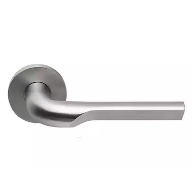 Deurkruk RVS Formani Gensler Rivio geveerd op rozet GL100G 138mm