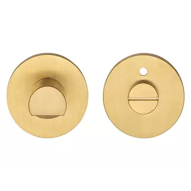 WC-sluiting Mat goud PVD Formani Gensler Rivio GLWC53 rood-wit indicatie rond 53mm