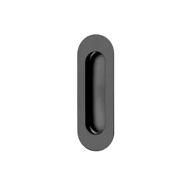 Schuifdeurkom Zwart Ovaal 120x41mm – Formani Model LB41