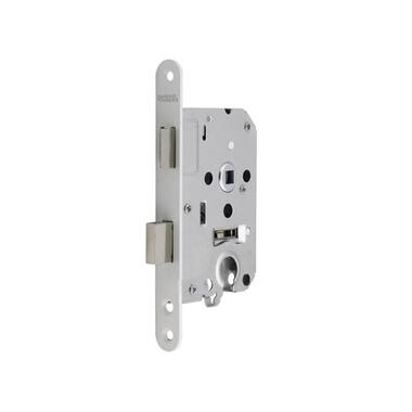 Insteek dag- en nacht cilinderslot PC55 Wit doornmaat 50 1200 serie, 174x20mm, hoogwaardig slot