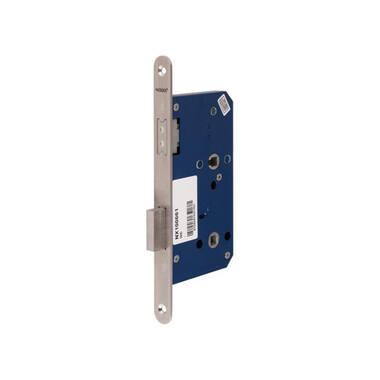 Insteek Magneet wc-badkamerslot WC72 RVS doornmaat 60 afgerond, 235x20mm