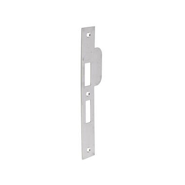 Sluitplaat RVS Din rechts rechthoekig PC55, 196x29mm