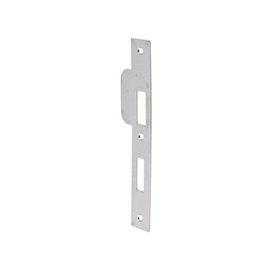 Sluitplaat RVS Din links rechthoekig PC72, 196x29mm