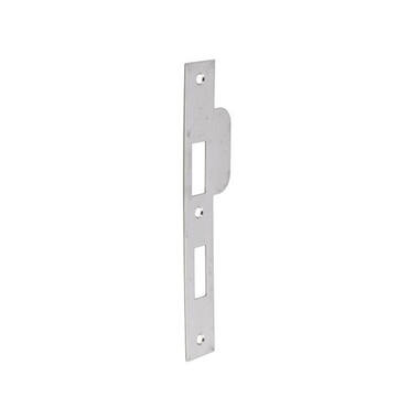 Sluitplaat RVS Din rechts rechthoekig PC72, 196x29mm