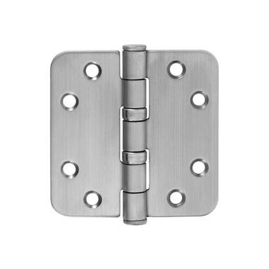 Kogellagerscharnier RVS Platkop 76x76x2.5mm met ronde hoeken