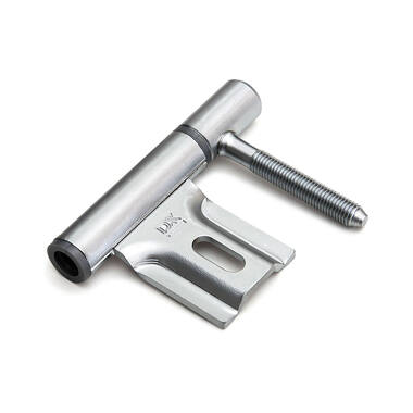 Inboorpaumelle 14mm Mat chroom voor stalen montage kozijnen, geschikt voor opdek binnendeuren