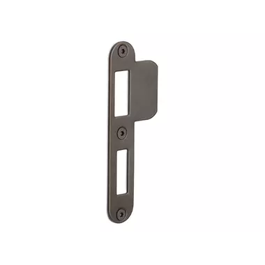 Sluitplaat Dag en nachtslot Brons afgerond 23.3x127mm