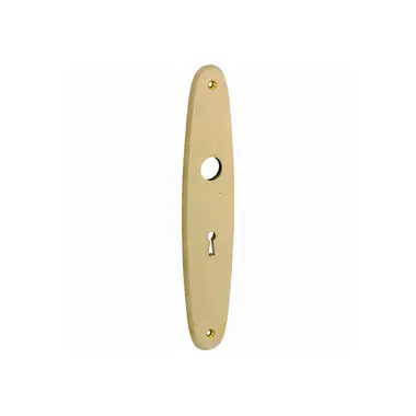 Langschild messing antiek Elips 232x45mm SL56