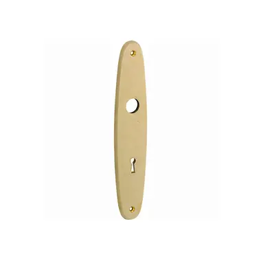 Langschild messing antiek Elips 232x45mm SL72