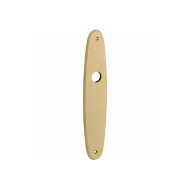 Langschild messing antiek Elips 232x45mm Blind