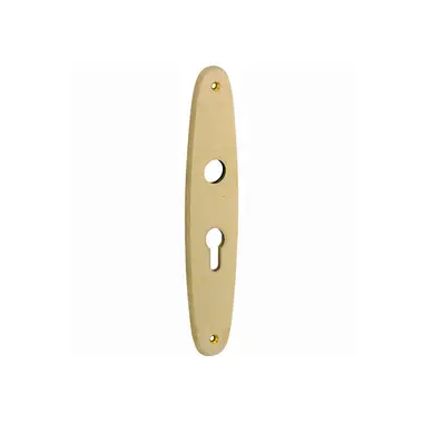 Langschild messing antiek Elips 232x45mm PC55