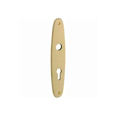 Langschild messing antiek Elips 232x45mm PC72