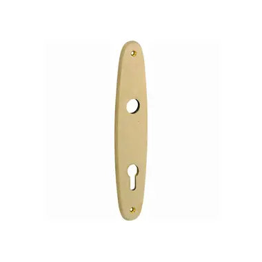 Langschild messing antiek Elips 232x45mm PC92