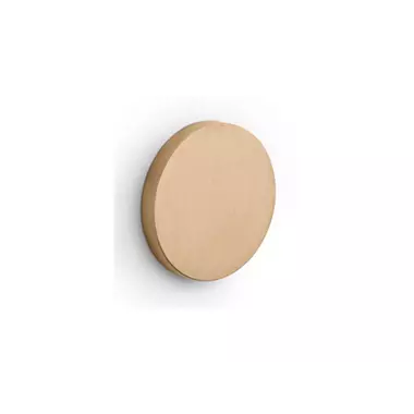 Blindrozet Licht brons PVD Intro rond 52mm, 6mm dik