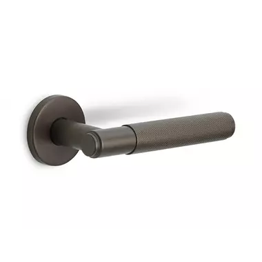 Deurkruk Brons Bolzano 22mm op ronde verende rozet