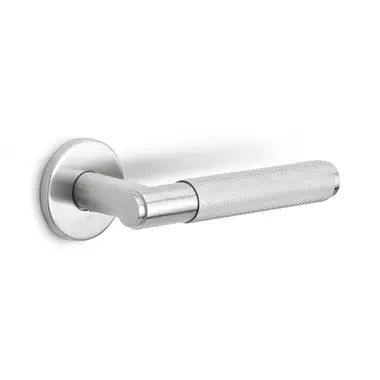 Deurkruk RVS Bolzano 22mm op ronde verende rozet