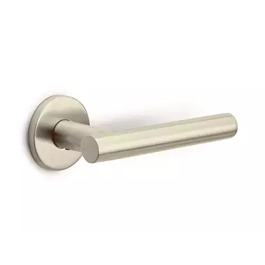 Deurklink Champagne PVD Rome 135mm op ronde verende rozet