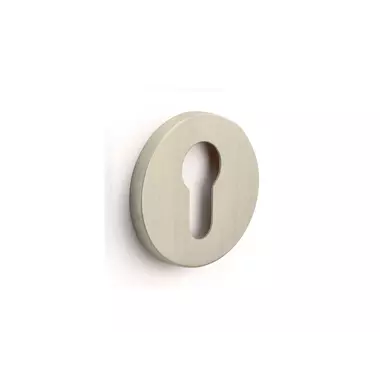 Profielcilinderrozet Champagne PVD Intro rond 52mm, 6mm dik